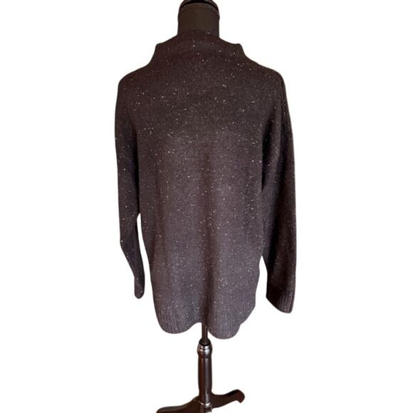 Well Worn Speckled Black Knit Sweater – Size M - Picture 4 of 7